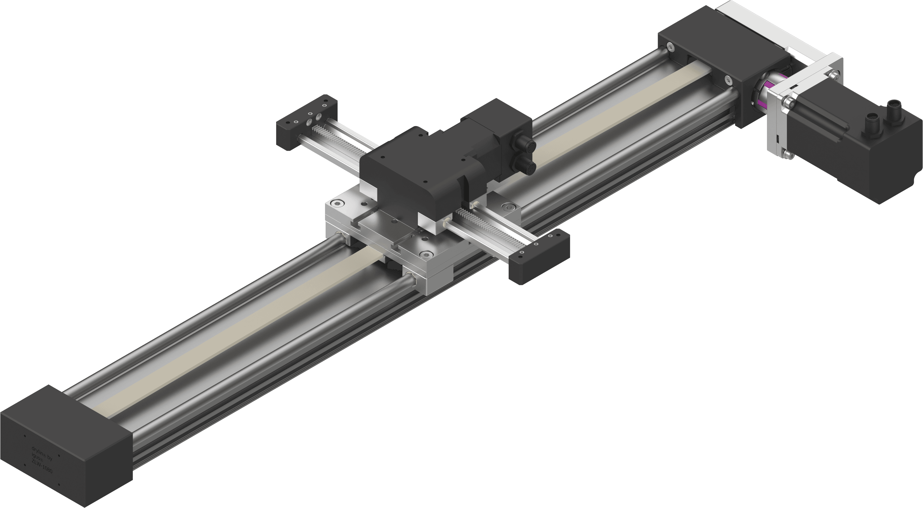 Linienportal - Schrittmotoren mit Encoder, Arbeitsraum 500x150 mm