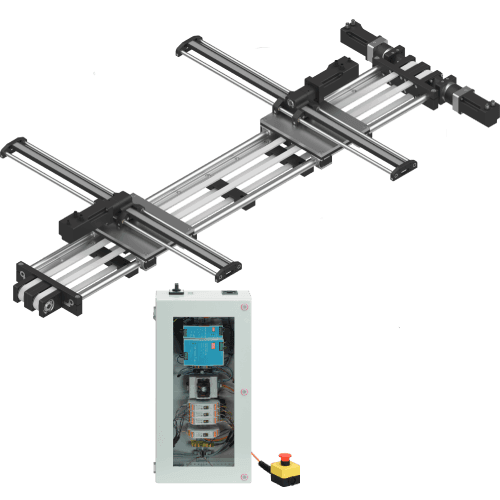 Linienportal - Schrittmotoren mit Encoder, Arbeitsraum 1000x750 mm