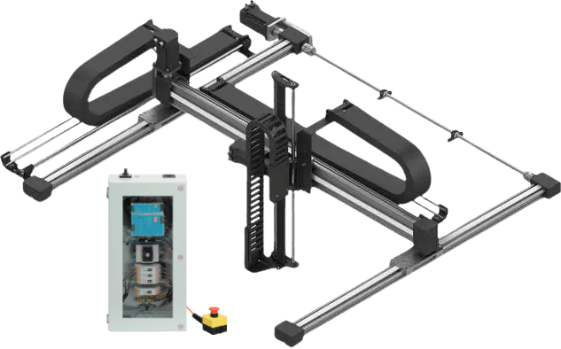 Raumportalroboter | DLE-RG-0012 | Arbeitsraum 800 x 800 x 500 mm