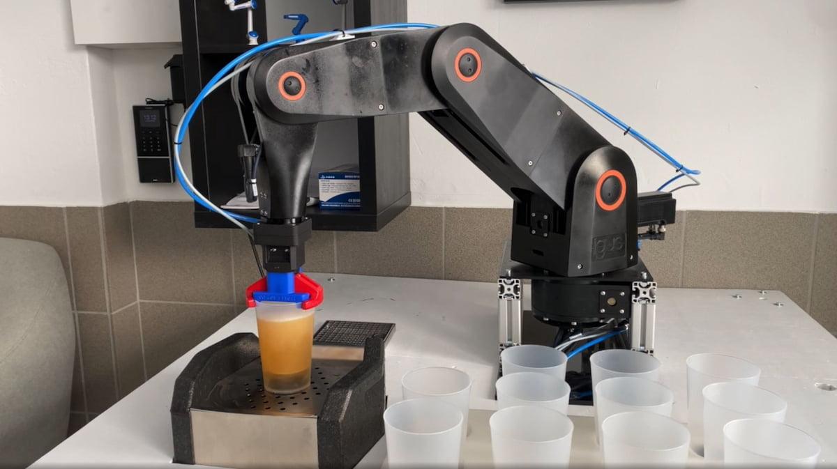 Roboter Bierzapfanlage