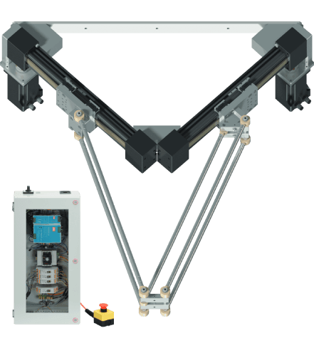 2-Achsen Delta-Roboter | 2 DOF | 700mm | 5kg